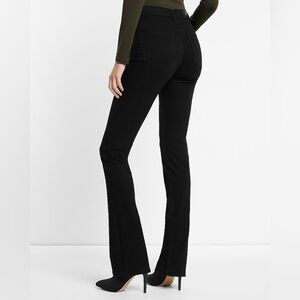 Express Mid Rise Black Skyscraper Jeans